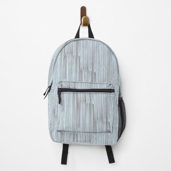 Item preview, earth stripes - Geomarks - blue designed and sold by Stephanie Fiona Design.