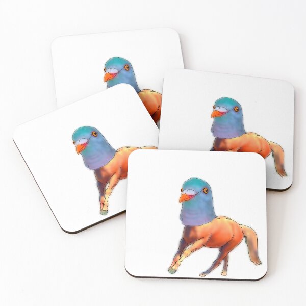 Item preview,  Horse Wearing a pigeon Hat – animalzinhats designed and sold by Ashley’sAnimalz.