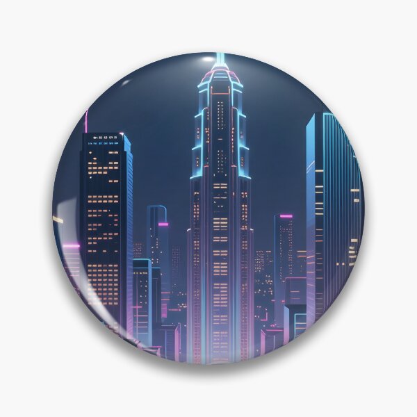 Artikelvorschau, Techno Cityscape – Zentralturm entworfen und verkauft von John-NW-Shop.