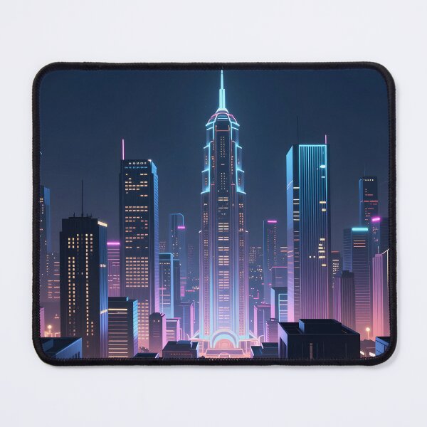 Item preview, Techno Cityscape - Central Tower designed and sold by John-NW-Shop.