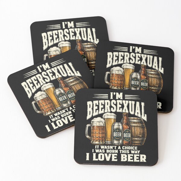 Item preview, I'm A Beersexual Funny Beer Drinking Lover designed and sold by KodiakMillyy.