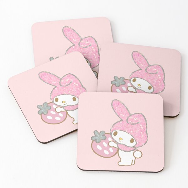 Item preview, My Melody Pink Glitter Strawberry designed and sold by Heavenly-Cloudz.