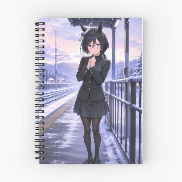 Item preview, Eishin Flash Uma Musume Snowy Station Morning designed and sold by mildaclairmo.