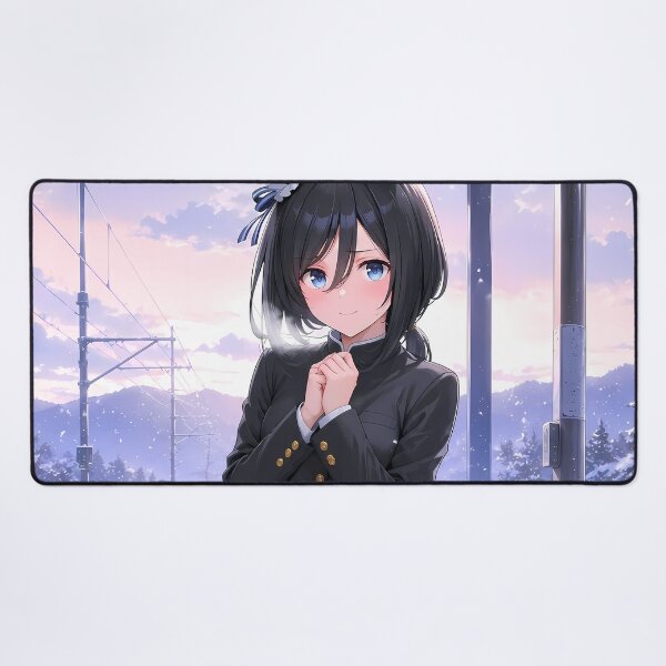 Item preview, Eishin Flash Uma Musume Snowy Station Morning designed and sold by mildaclairmo.
