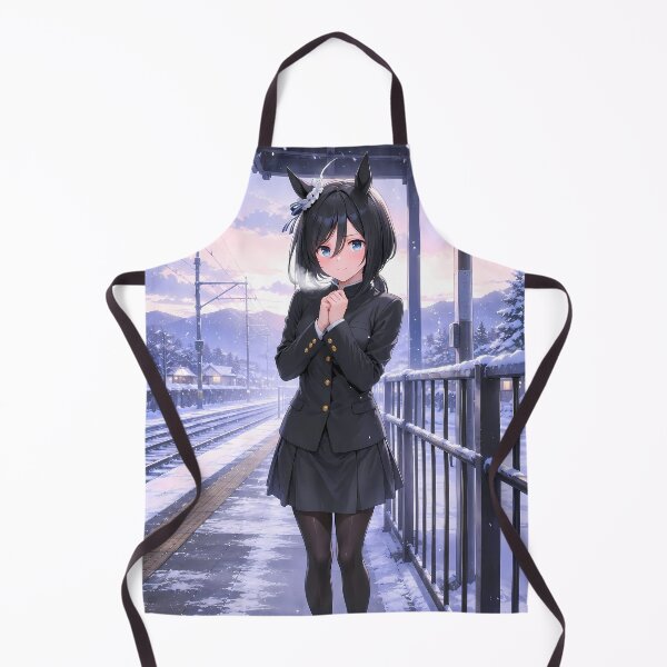 Item preview, Eishin Flash Uma Musume Snowy Station Morning designed and sold by mildaclairmo.