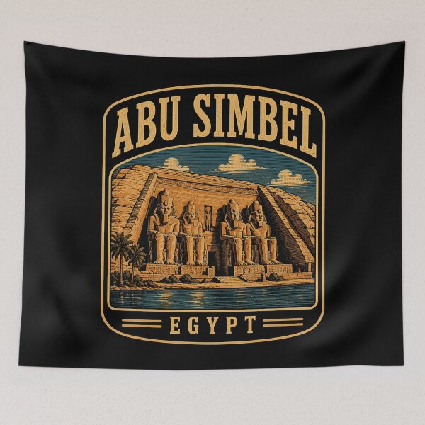 Item preview, Abu Simbel - Egypt designed and sold by GoodOldVintage.