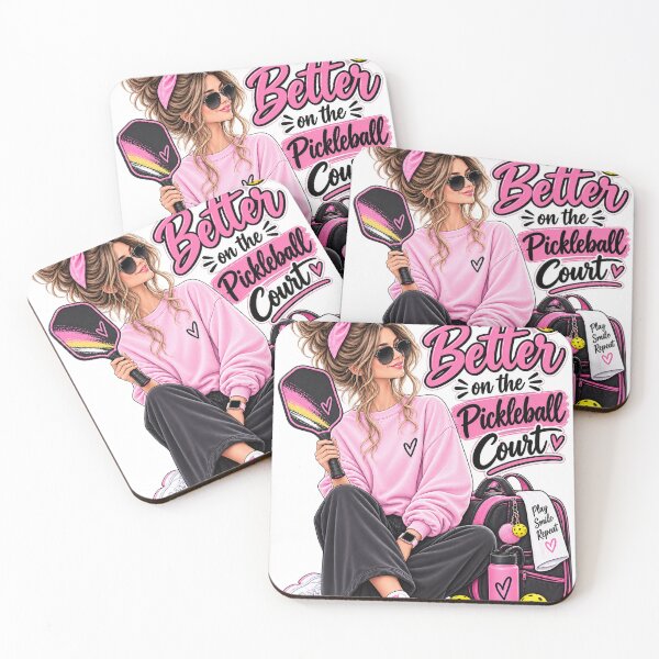 Item preview, Life Is Better on the Pickleball Court designed and sold by JANAWIYSTUDIO.