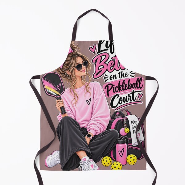 Item preview, Life Is Better on the Pickleball Court designed and sold by JANAWIYSTUDIO.