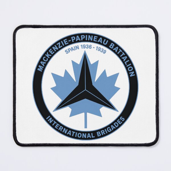 Item preview, Mackenzie Papineau Battalion International Brigades Antifascist Emblem Print designed and sold by PinUpPizzazz.