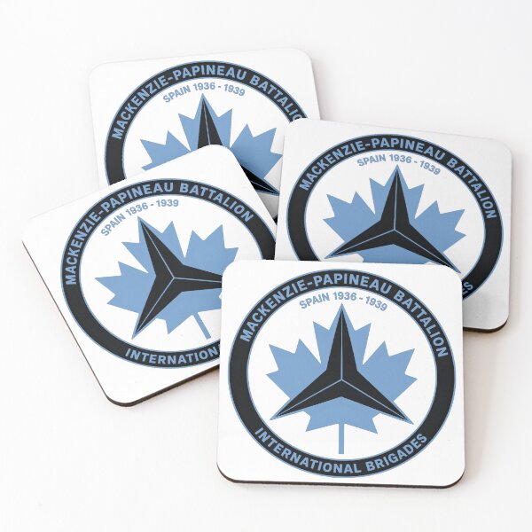 Item preview, Mackenzie Papineau Battalion International Brigades Antifascist Emblem Print designed and sold by PinUpPizzazz.