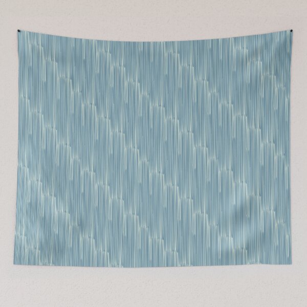 Item preview, Copy of Copy of Copy of earth stripes - Geomarks - dark blue designed and sold by Stephanie Fiona Design.
