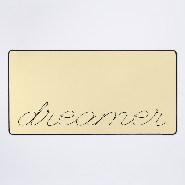 Item preview, dreamer - thin handwriting cursive quote designed and sold by mgro-art.