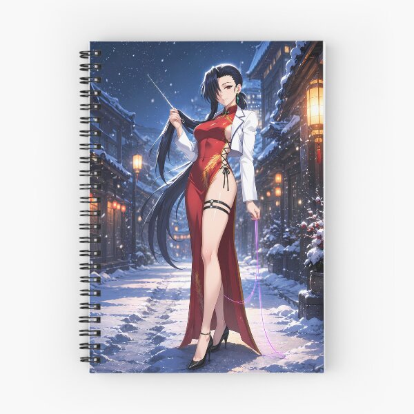 Item preview, Shenhua Black Lagoon Snowy Lantern Street designed and sold by mildaclairmo.