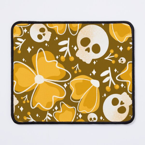 Item preview, Calaveras y estrellas en un prado de flores silvestres en Brown designed and sold by studioaudrea.