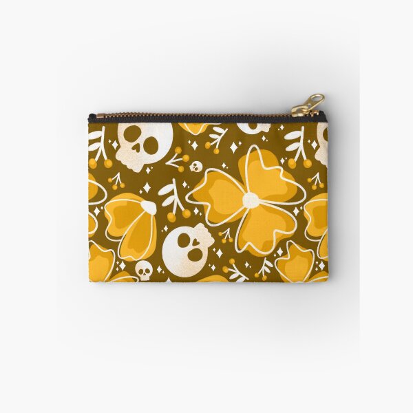 Item preview, Skulls and Stars in Wildflower Meadow in Brown designed and sold by studioaudrea.