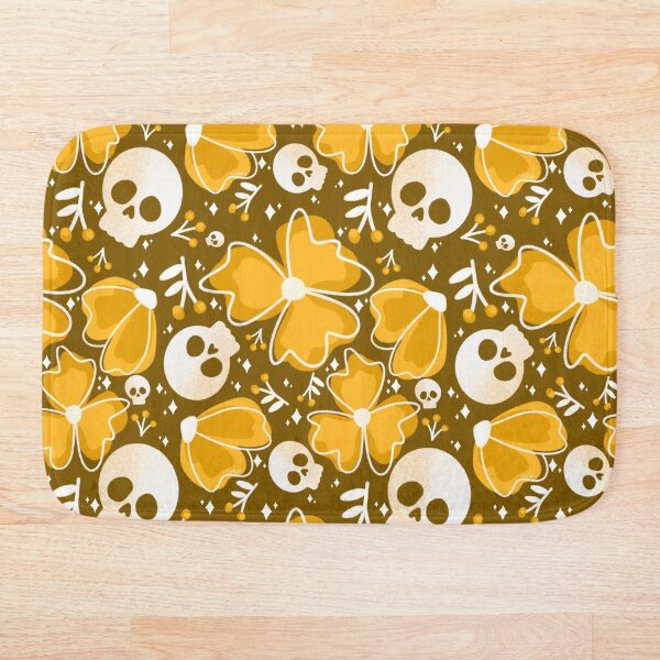 Item preview, Calaveras y estrellas en un prado de flores silvestres en Brown designed and sold by studioaudrea.
