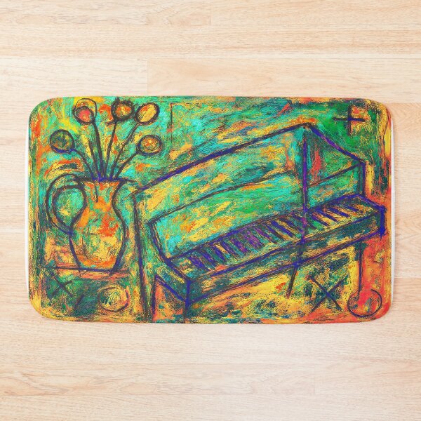 Item preview, Piano with flowers designed and sold by YannisZART.
