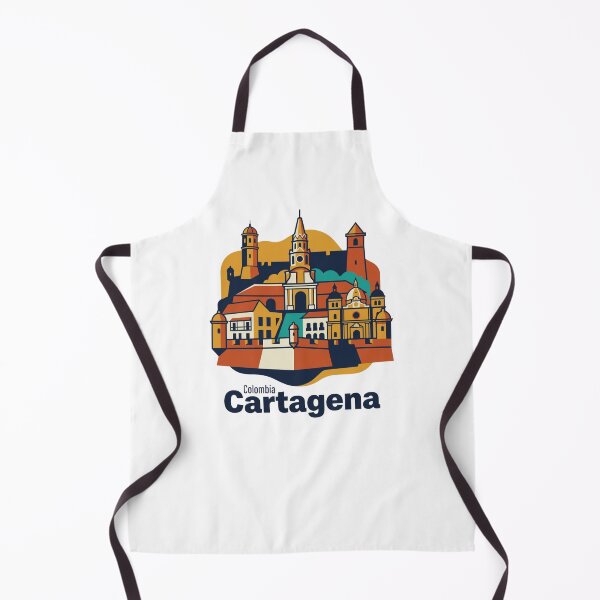 Item preview, Cartagena Walled City Bold Retro Graphic Travel Art designed and sold by Inkworksbyshery.