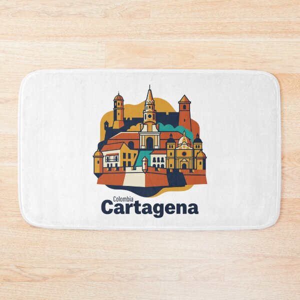 Item preview, Cartagena Walled City Bold Retro Graphic Travel Art designed and sold by Inkworksbyshery.
