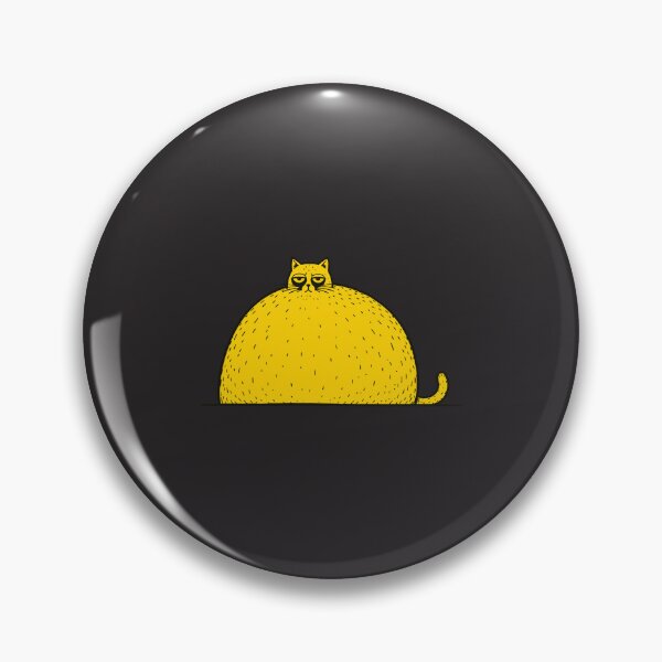 Item preview, Round Chubby Sleepy Cat Illustration designed and sold by Hostar2024.