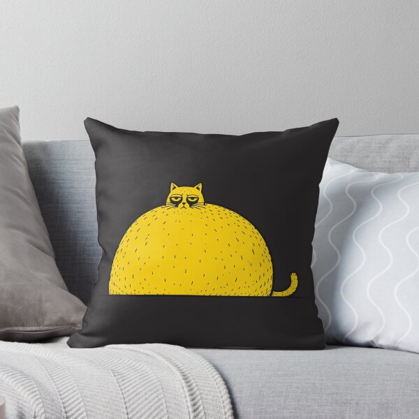 Item preview, Round Chubby Sleepy Cat Illustration designed and sold by Hostar2024.