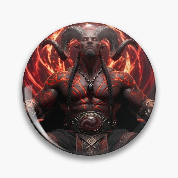 Item preview, Demon King Fiery Throne Dark Fantasy designed and sold by GalleryBrisArt.