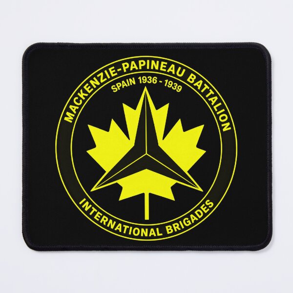 Item preview, Mackenzie Papineau Battalion International Brigades Antifascist Emblem Print designed and sold by PinUpPizzazz.