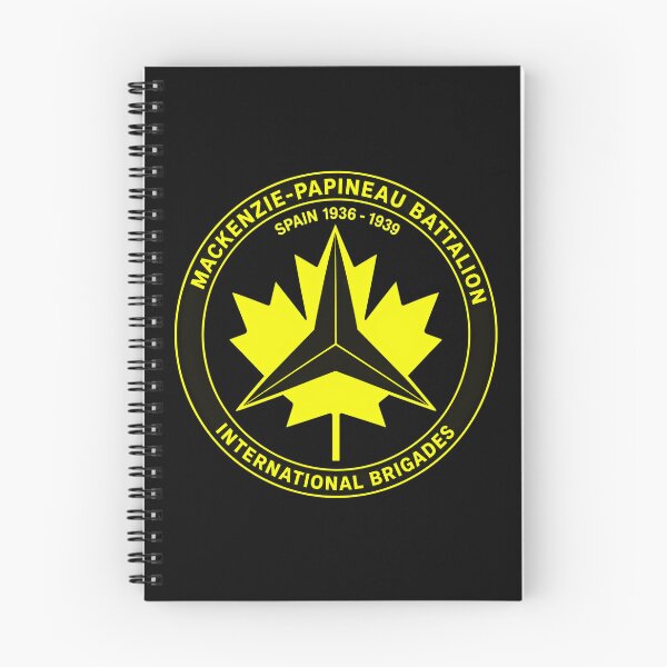 Item preview, Mackenzie Papineau Battalion International Brigades Antifascist Emblem Print designed and sold by PinUpPizzazz.