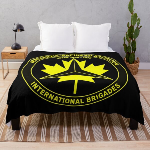 Item preview, Mackenzie Papineau Battalion International Brigades Antifascist Emblem Print designed and sold by PinUpPizzazz.
