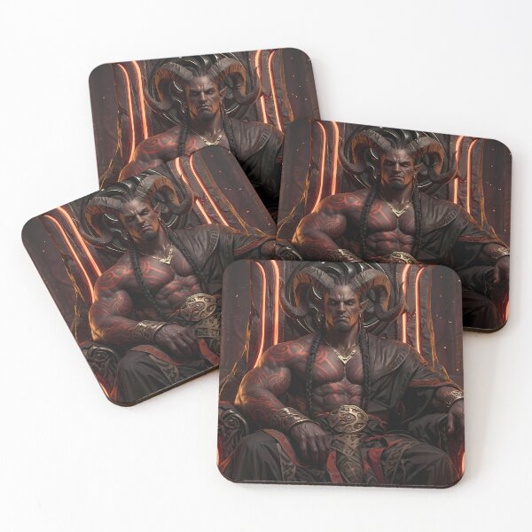 Item preview, Demon King Fiery Throne Dark Fantasy designed and sold by GalleryBrisArt.