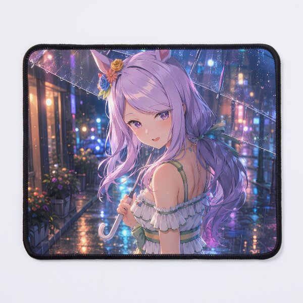 Item preview, Mejiro McQueen Uma Musume Neon Rain Elegance designed and sold by mildaclairmo.
