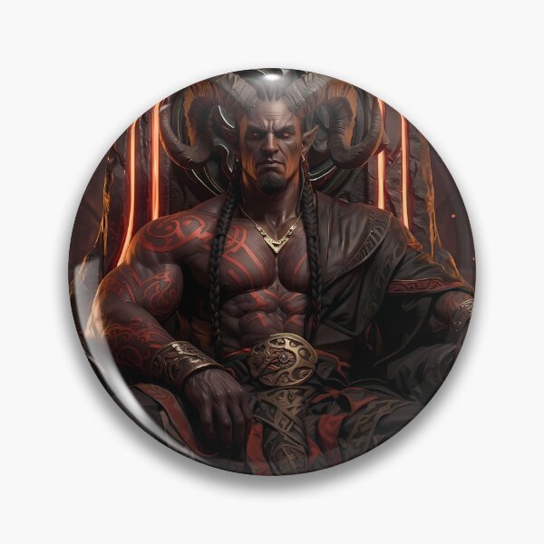 Item preview, Demon King Fiery Throne Dark Fantasy designed and sold by GalleryBrisArt.