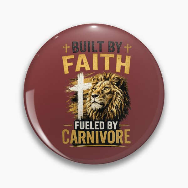 Item preview, BUILT BY FAITH FUELED BY CARNIVORE designed and sold by CarnivoreGifts.