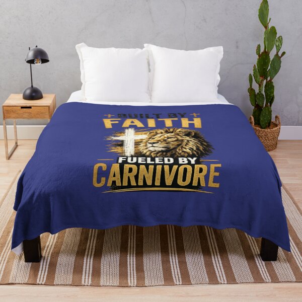 Item preview, BUILT BY FAITH FUELED BY CARNIVORE designed and sold by CarnivoreGifts.