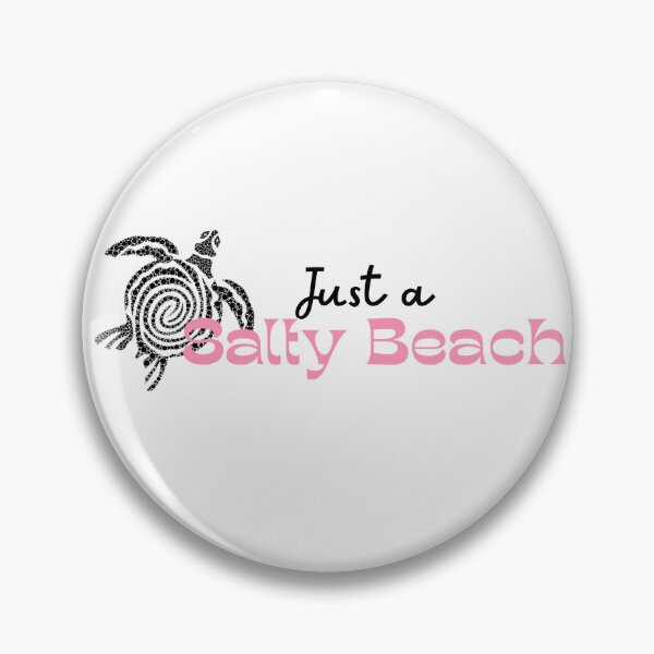 Item preview, Just A Salty Beach Sea Turtle designed and sold by TreasurNTemplat.