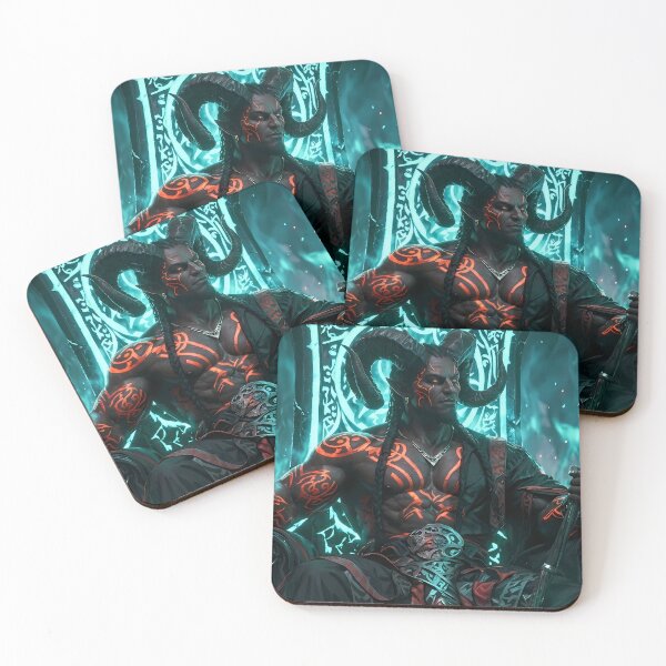 Item preview, Demon King Fiery Throne Dark Fantasy designed and sold by GalleryBrisArt.