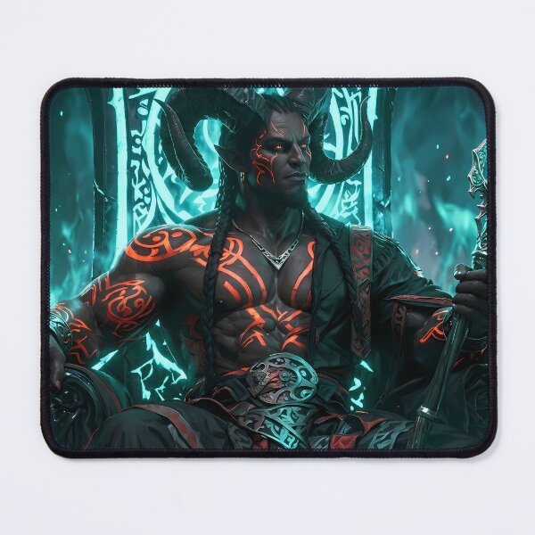 Item preview, Demon King Fiery Throne Dark Fantasy designed and sold by GalleryBrisArt.