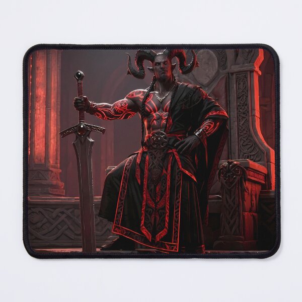 Item preview, Demon King Fiery Throne Dark Fantasy designed and sold by GalleryBrisArt.