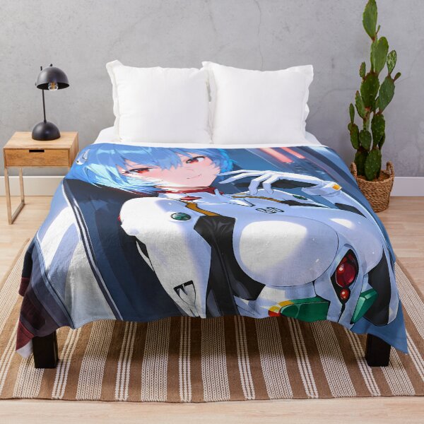 Item preview, Rei Ayanami Neon Genesis Evangelion Futuristic Corridor designed and sold by mildaclairmo.