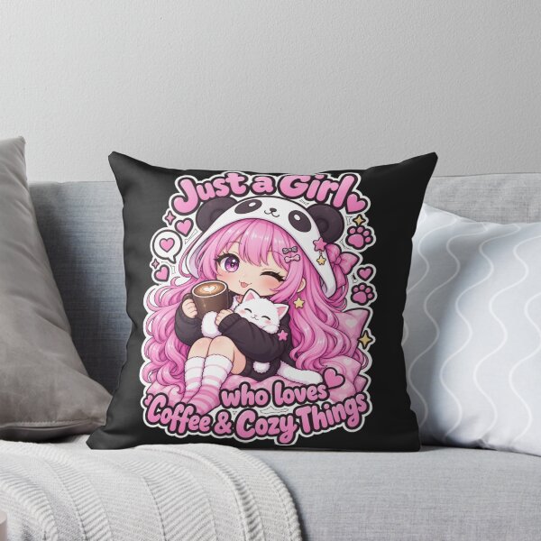Item preview, Just a Girl Who Loves Coffee & Cozy Things designed and sold by Revyra Design .