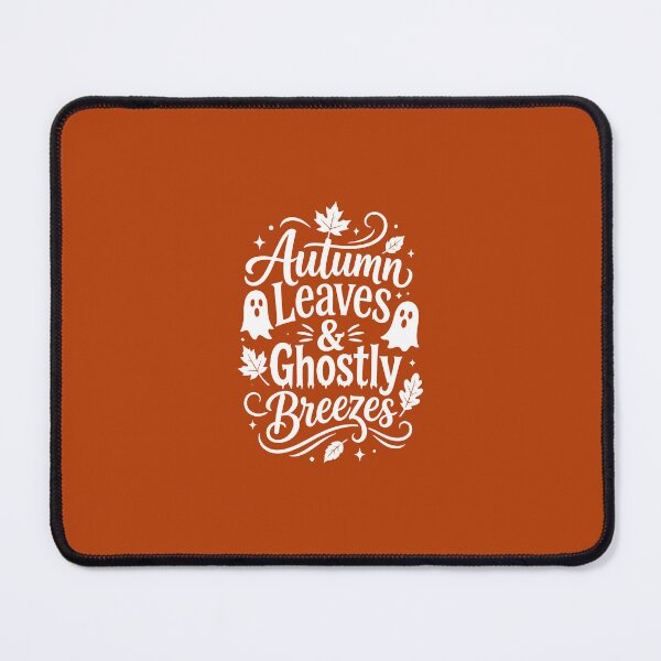 Item preview, Autumn Leaves & Ghostly Breezes – Cozy Fall Ghost Typography Design designed and sold by DesignHouse07.