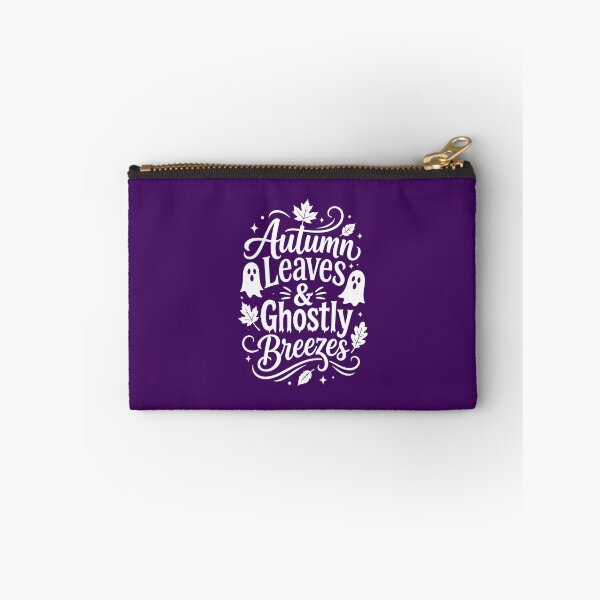 Item preview, Autumn Leaves & Ghostly Breezes – Cozy Fall Ghost Typography Design designed and sold by DesignHouse07.