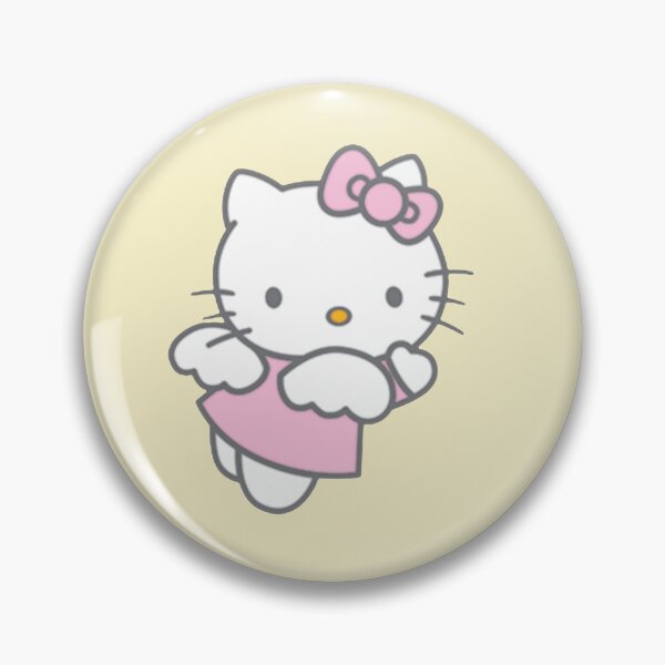 Item preview, Cute Hello Kitty Waving Pink Bow designed and sold by Heavenly-Cloudz.