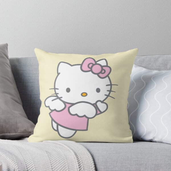 Item preview, Cute Hello Kitty Waving Pink Bow designed and sold by Heavenly-Cloudz.