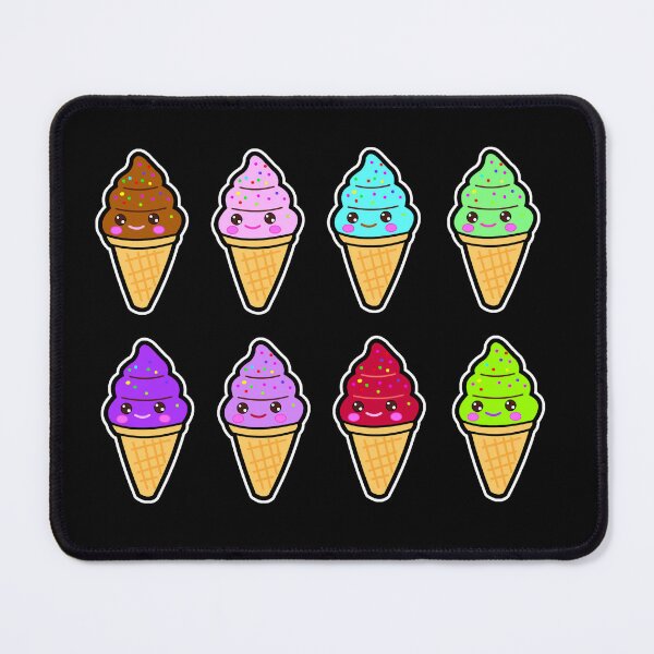Item preview, Kawaii Ice Cream Colorful designed and sold by fantasmahappy.
