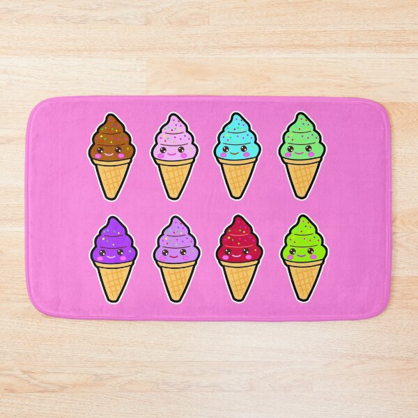 Item preview, Kawaii Ice Cream Colorful designed and sold by fantasmahappy.