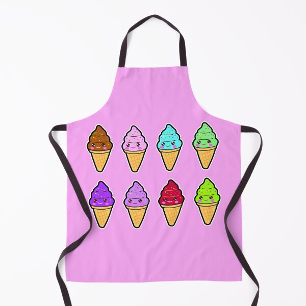 Item preview, Kawaii Ice Cream Colorful designed and sold by fantasmahappy.