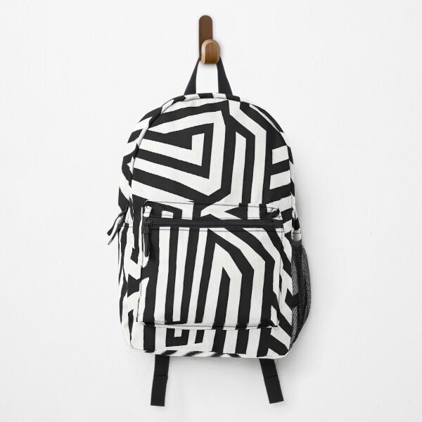 Item preview, Bold Black and White Abstract Geometric Pattern designed and sold by zenjiinspired.