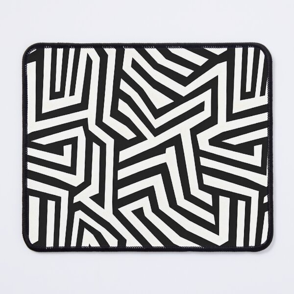 Item preview, Bold Black and White Abstract Geometric Pattern designed and sold by zenjiinspired.