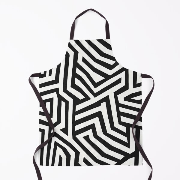 Item preview, Bold Black and White Abstract Geometric Pattern designed and sold by zenjiinspired.
